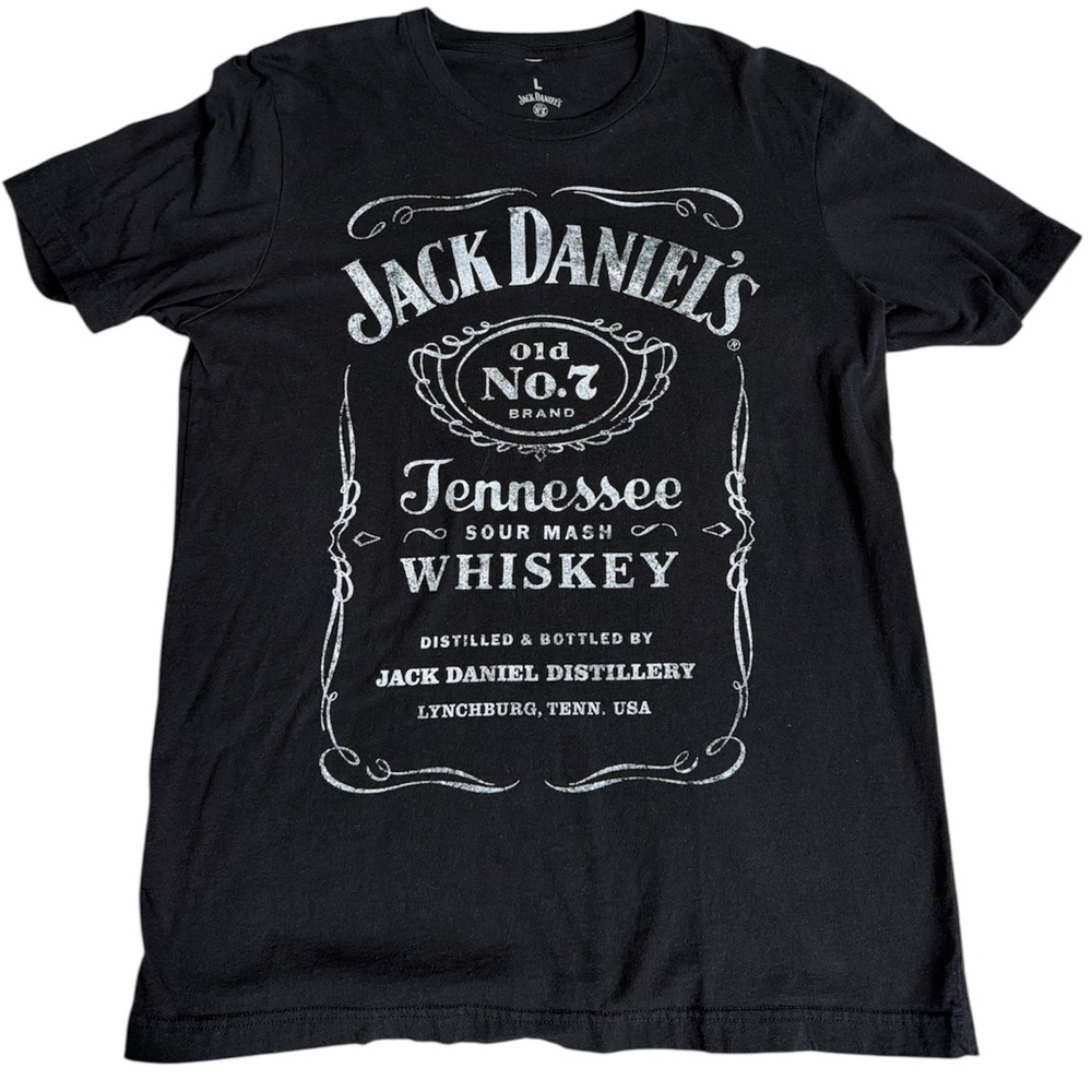 Jack Daniels Black Graphic Tee - large